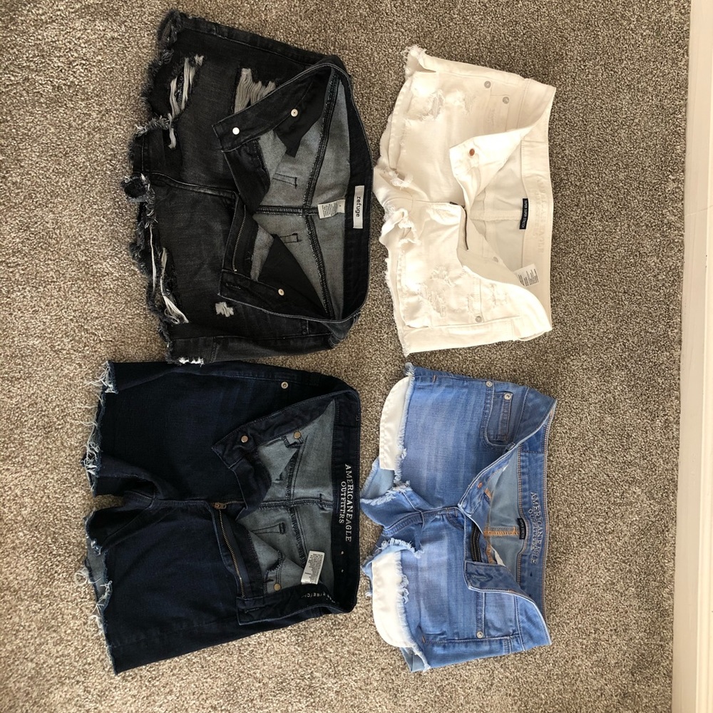 Lot of 4 American Eagle/Refuge Jean shorts